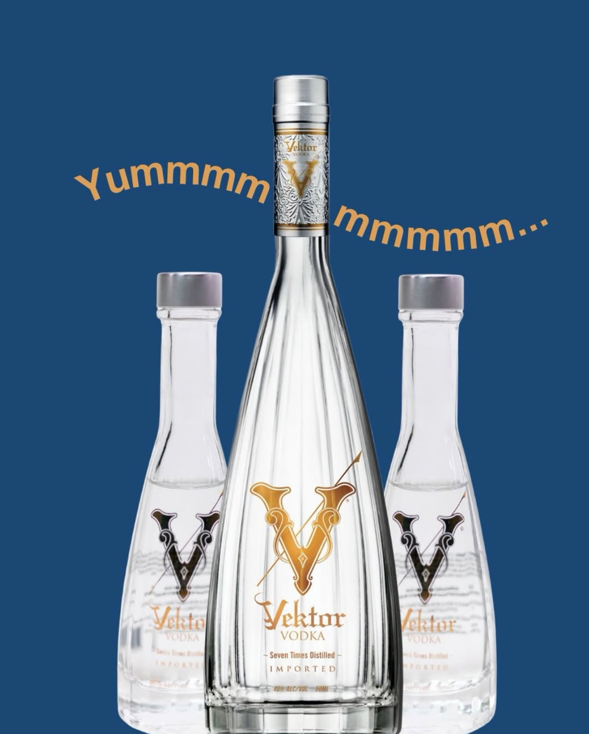 Vektor Vodka social graphic